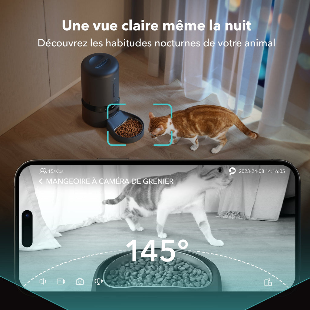 Distributeur intelligent avec caméra de surveillance Granary - Exclusive