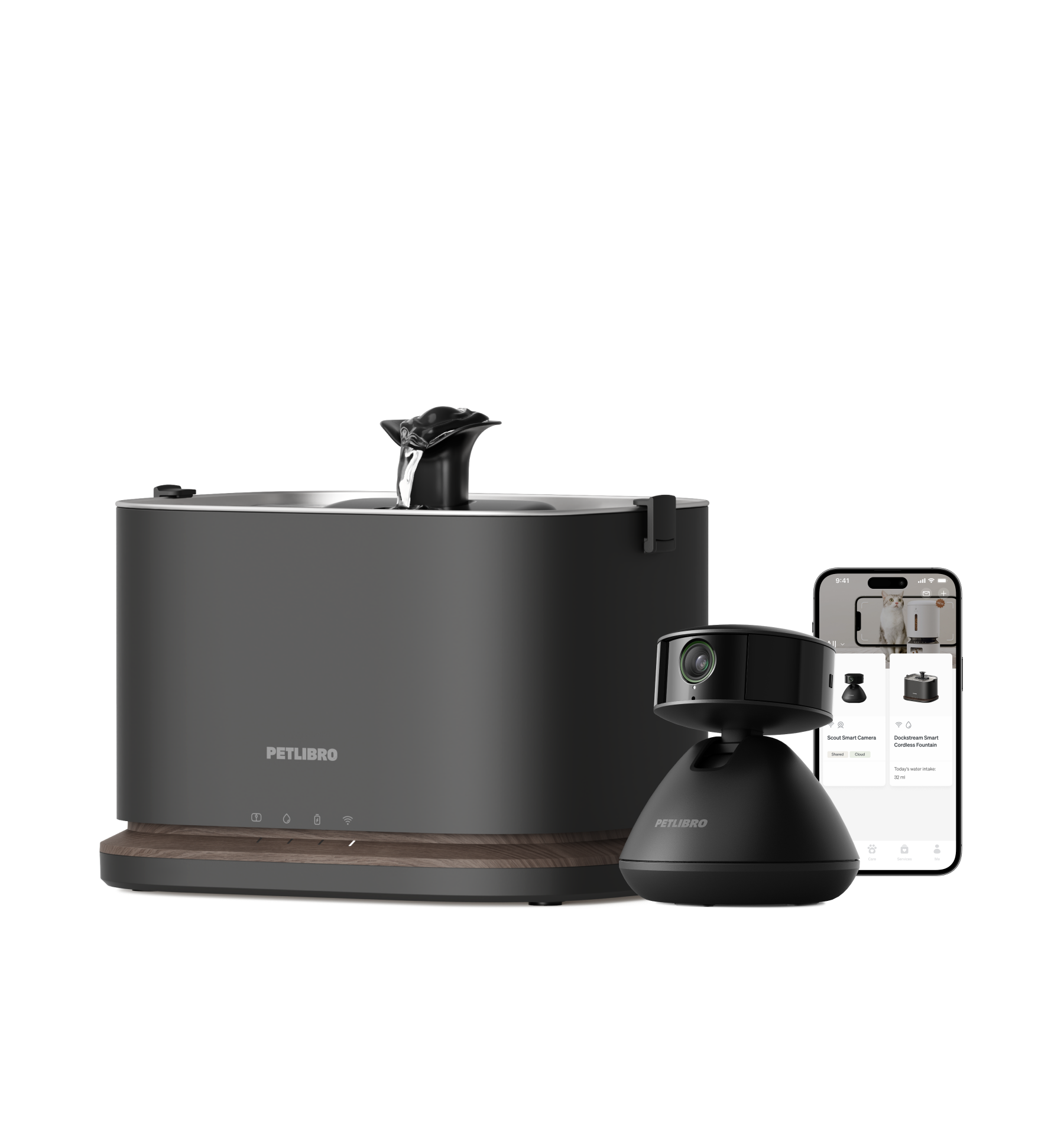 Caméra Intelligente Scout & Dockstream 2 Smarter Trinkbrunnen
