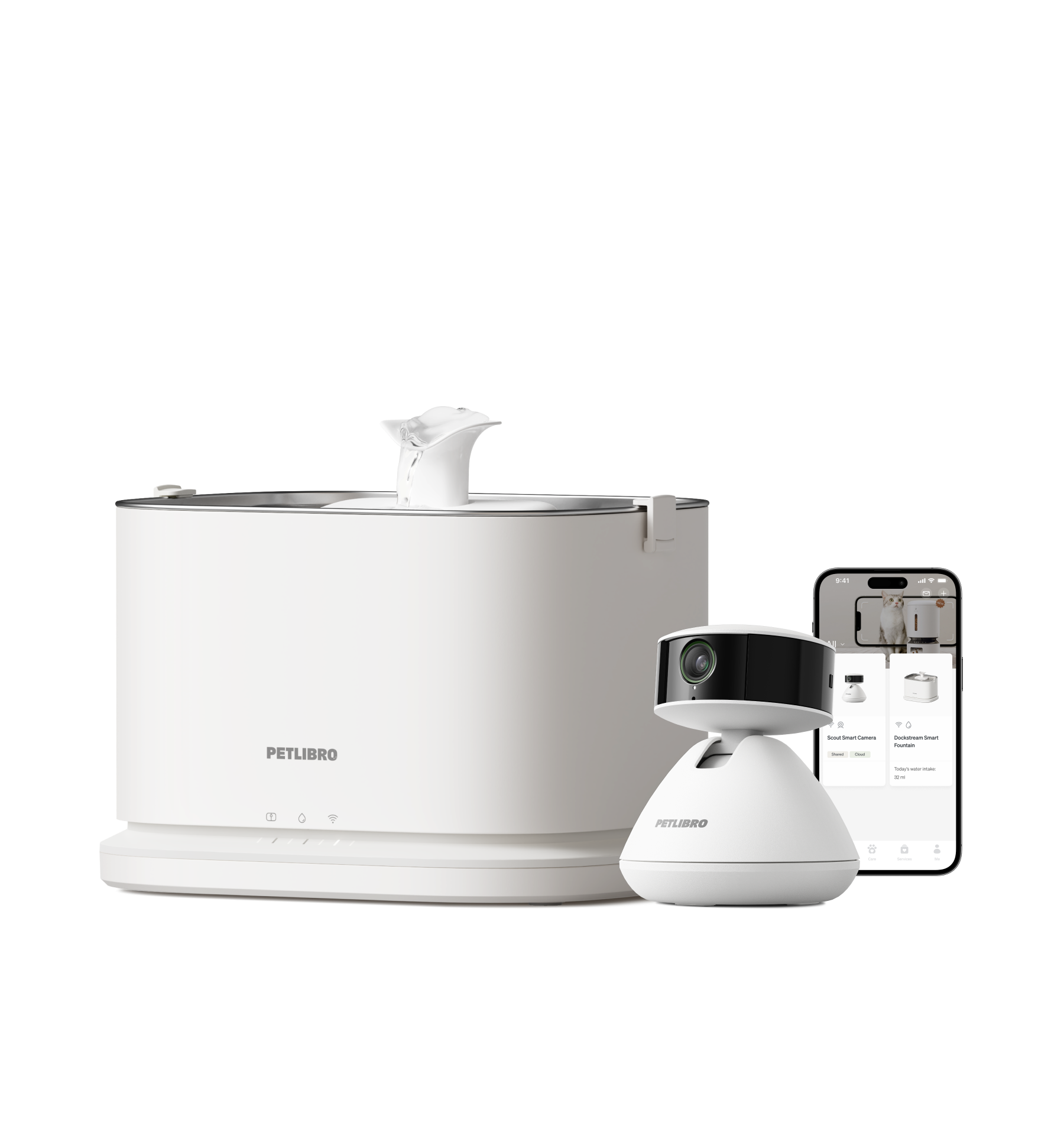 Caméra Intelligente Scout & Dockstream 2 Smarter Trinkbrunnen