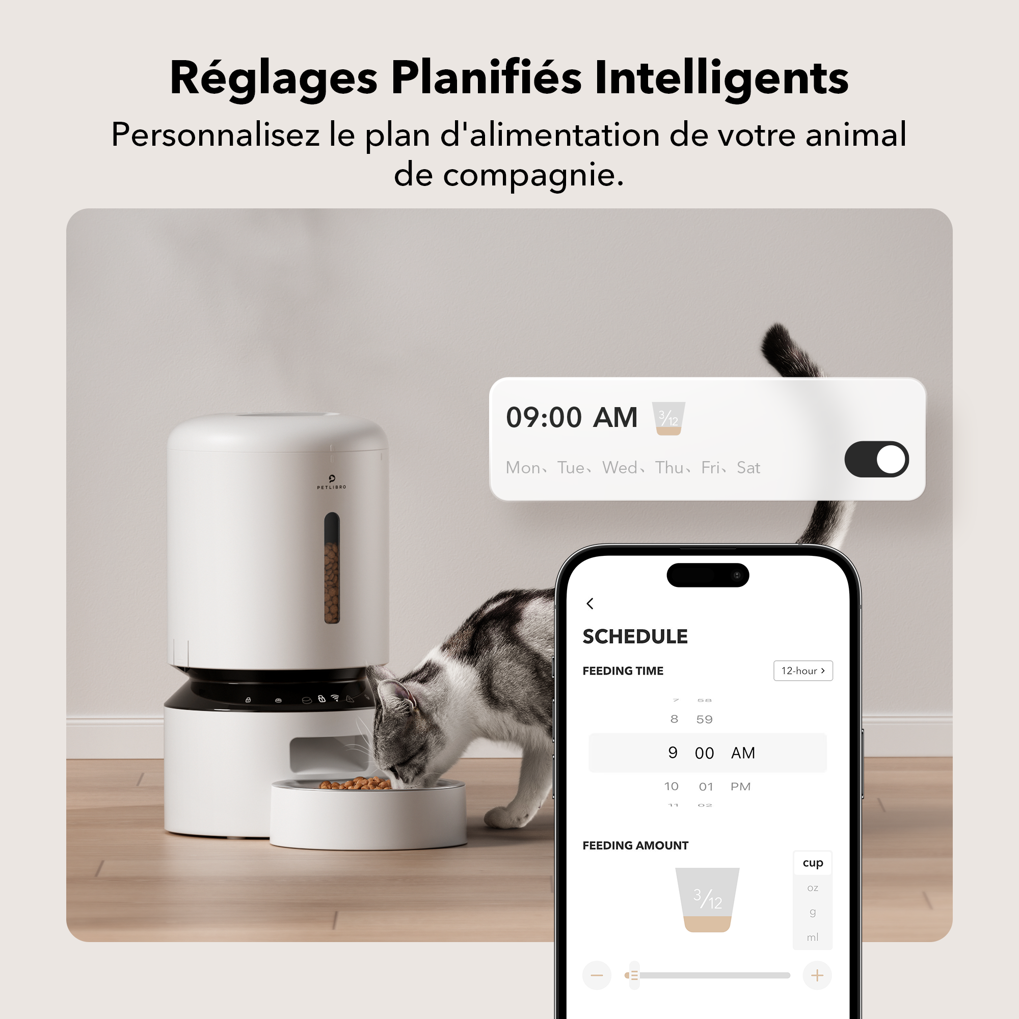 Distributeur intelligent Granary pour Animaux