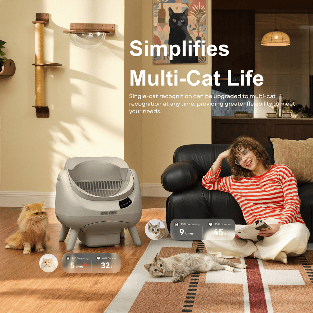 CATLINK Open-X Lite Open Top Self-cleaning Litter Box