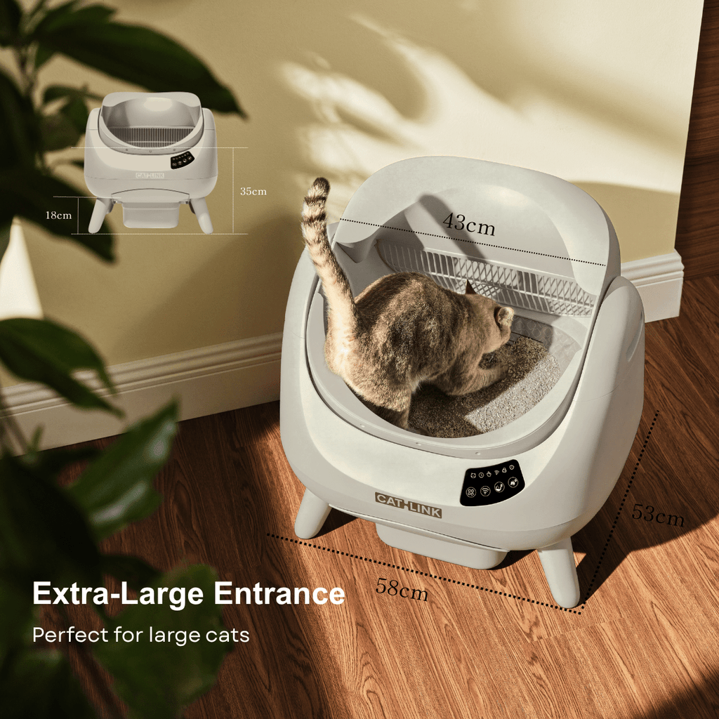 CATLINK Open-X Lite Open Top Self-cleaning Litter Box