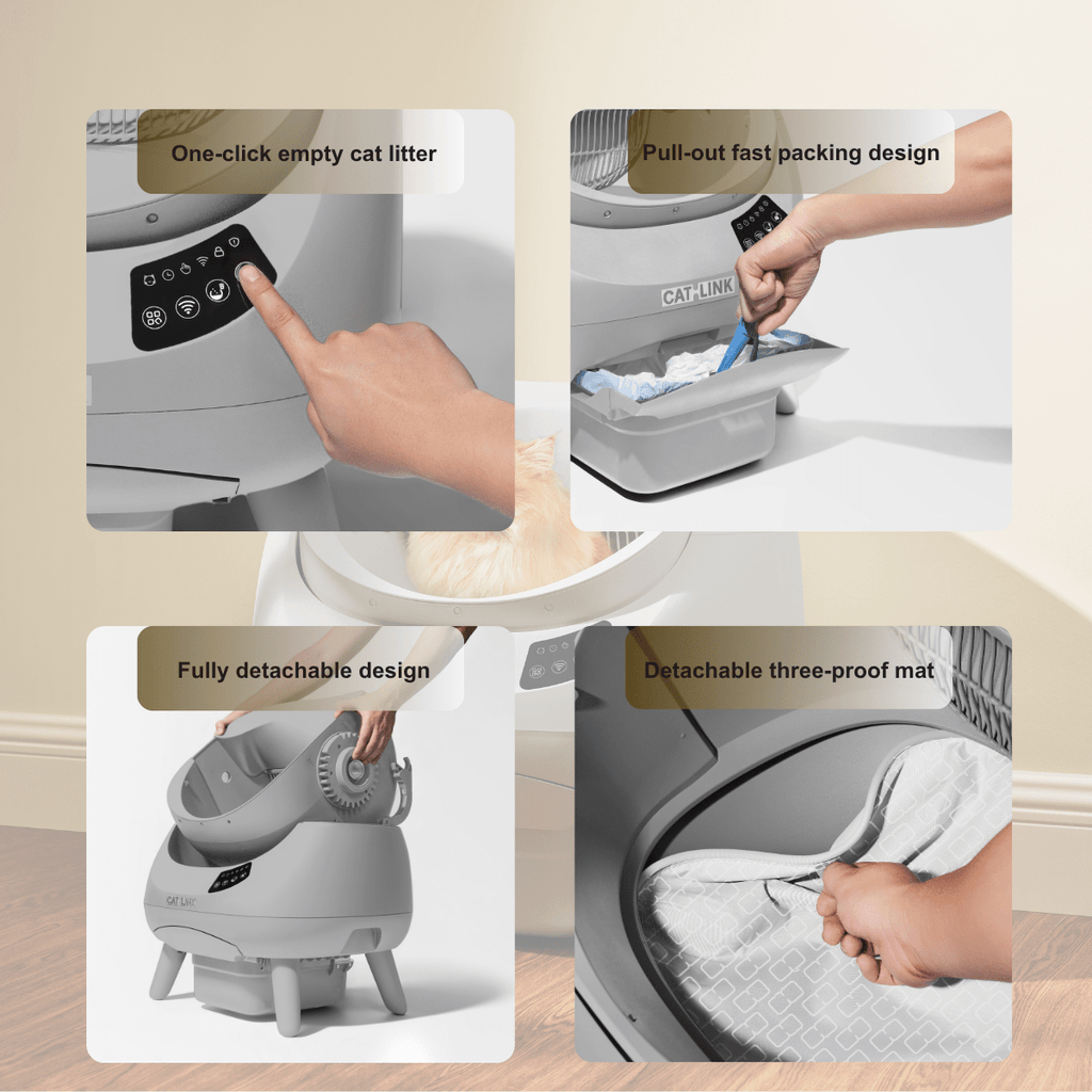 CATLINK Open-X Lite Open Top Self-cleaning Litter Box