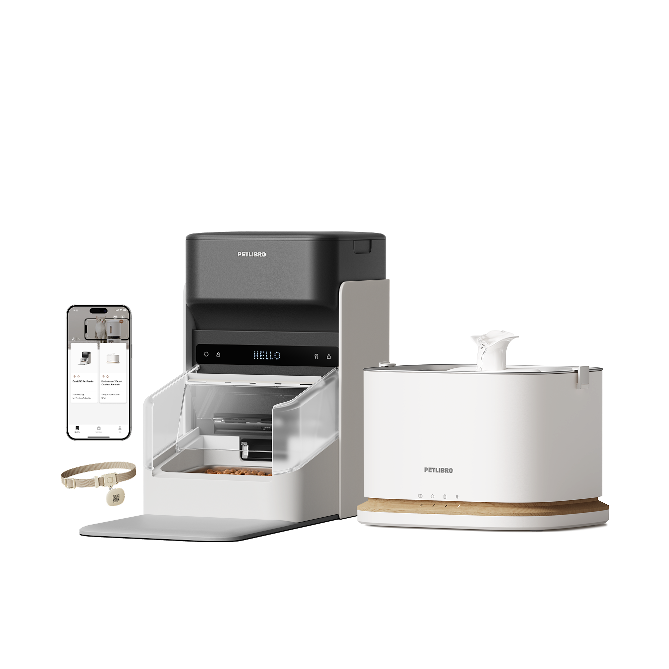 Distributeur intelligent RFID One & Fontaine à eau intelligente Dockstream 2 Sans fil