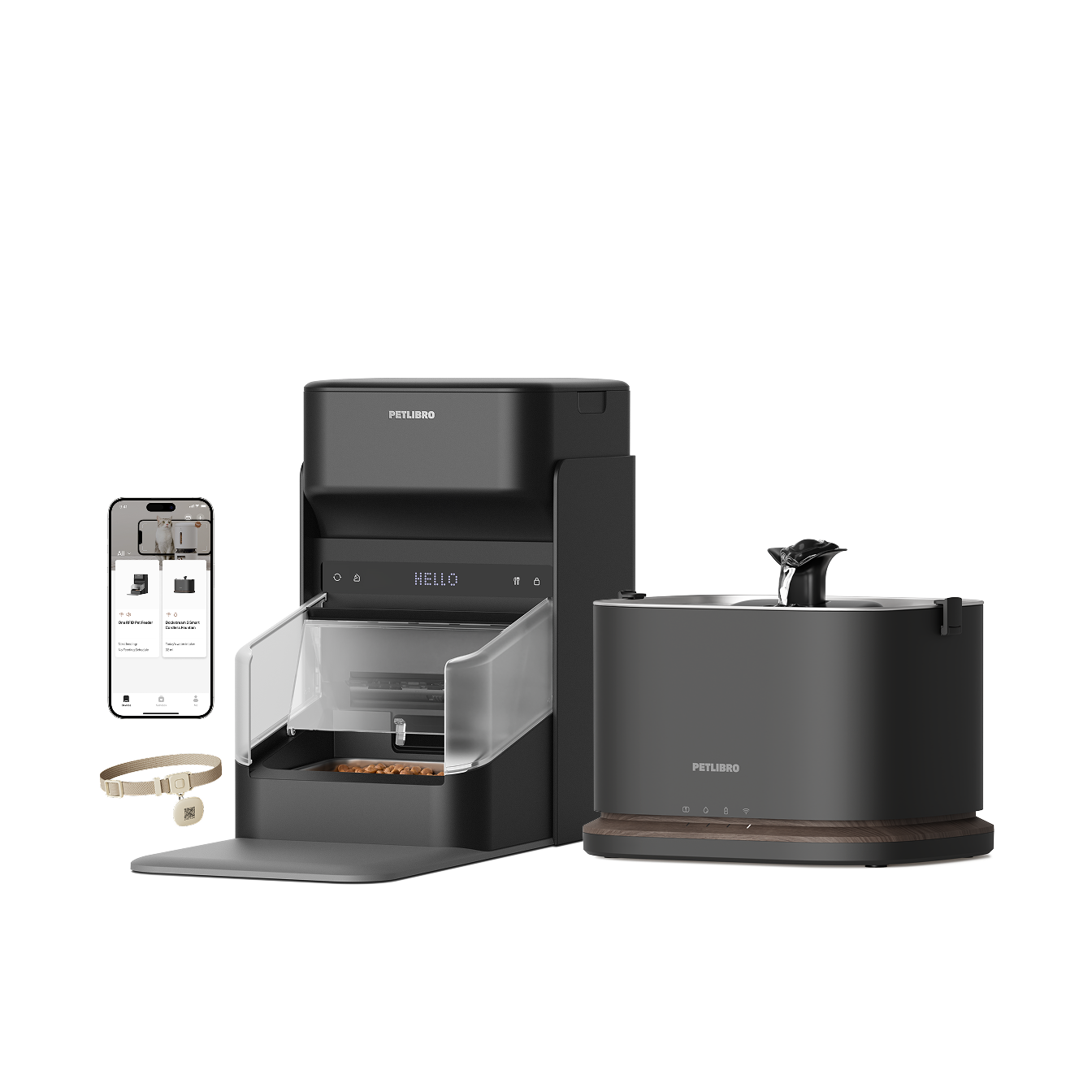 Distributeur intelligent RFID One & Fontaine à eau intelligente Dockstream 2 Sans fil